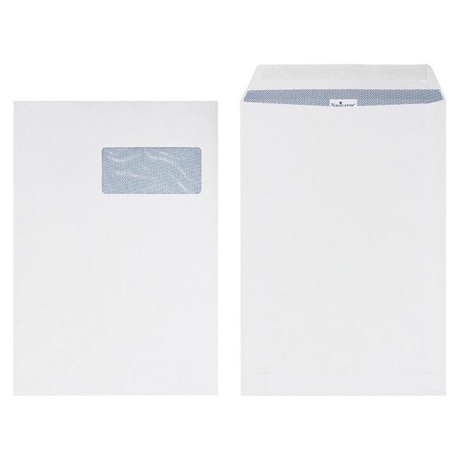 Navigator - Zak-enveloppen ft 229 x 324 mm, met venster rechts (ft 50 x 110 mm), doos van 250 stuks