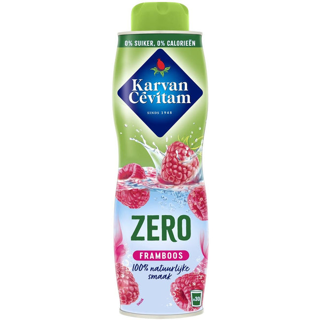 Karvan Cévitam - syrup, 60 cl bottle, 0% sugar, raspberry
