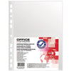 OFFICE-Produkte – perforierte Präsentationstasche, ft A4, 60 Mikron, glasklar, Packung mit 100 Stück
