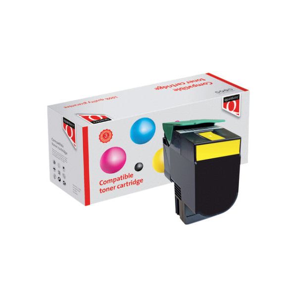 Quantore - Tonercartridge lexmark c544x2yg geel