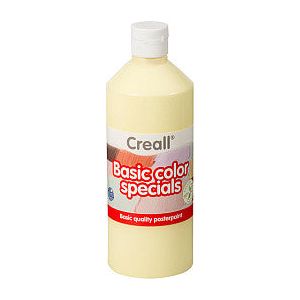 Creall - Plakkaatverf creall basic pastel geel 500ml | 1 fles | 6 stuks