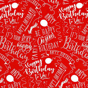 Klika - Cadeaupapier 50cm dessin 3022 happy Birthday