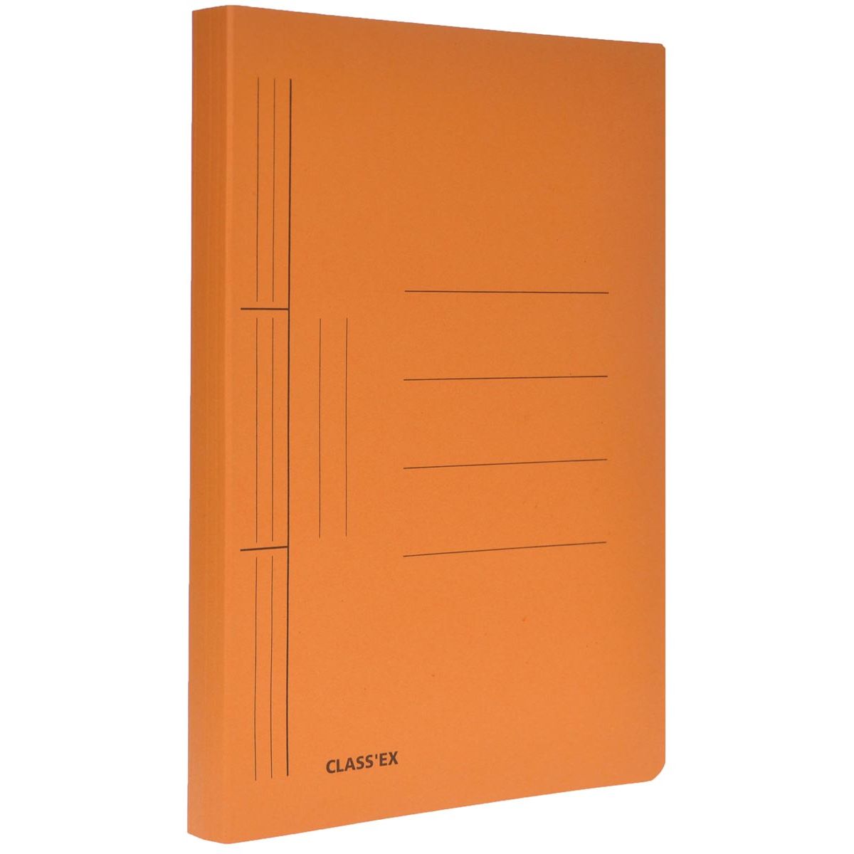 Classex - Class'ex adhesive folder, ft 25 x 32 cm (for ft A4), orange