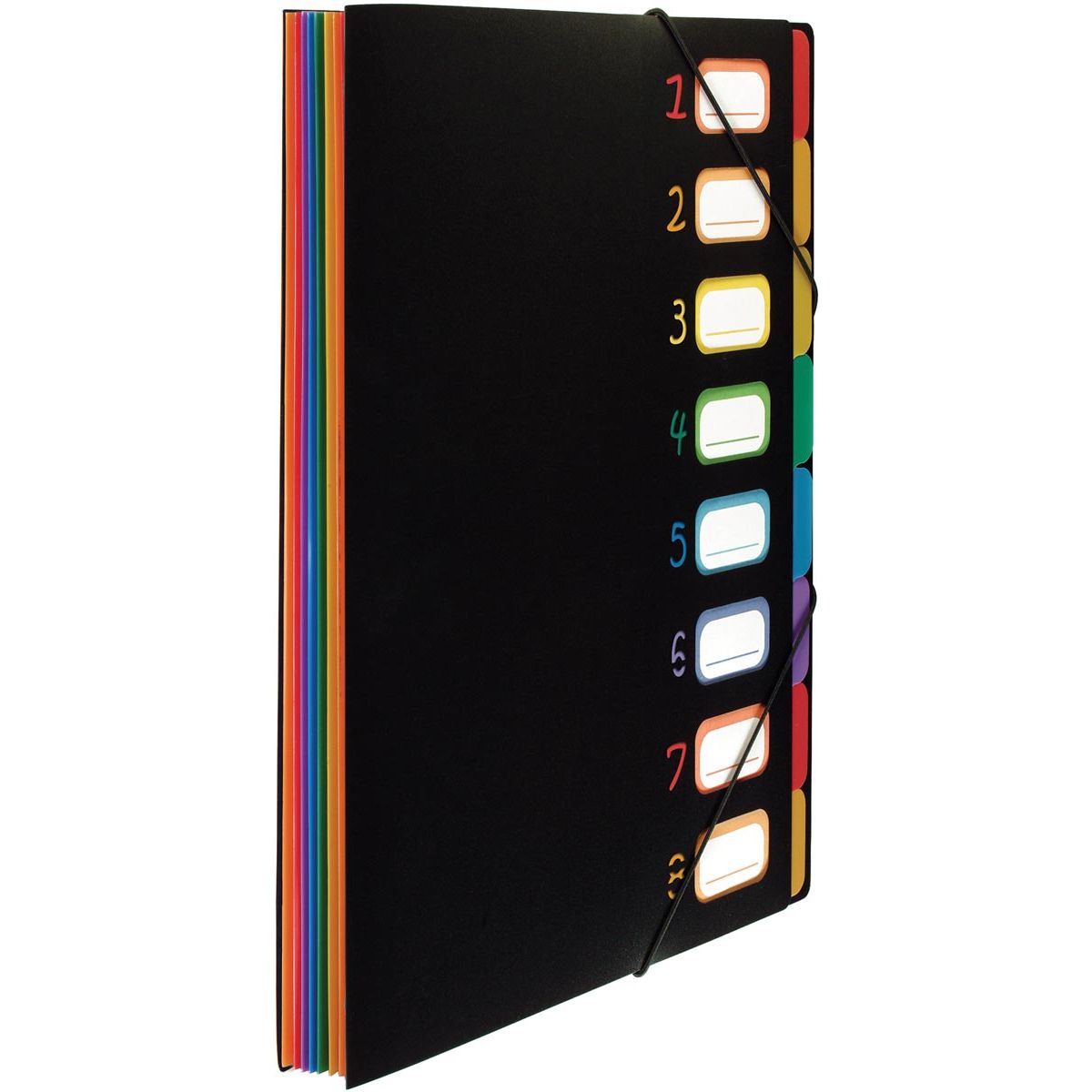 Viquel -   Rainbow Class sorteermap, ft A4, met 8 vakken
