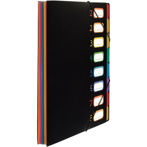 Viquel -   Rainbow Class sorteermap, ft A4, met 8 vakken
