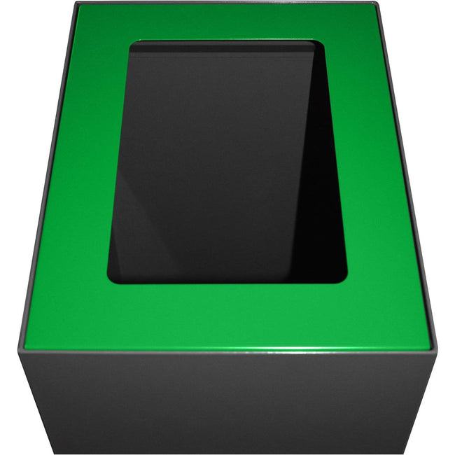Parte a V - parte superiore per pattumiera modulare 60 l, verde