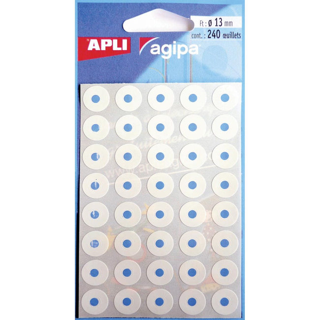 Agipa - reinforcement rings case of 240 pieces