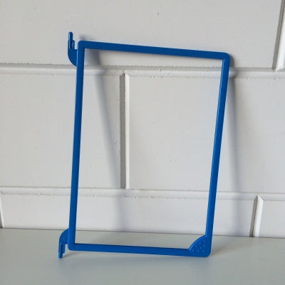 Klika - Cornice per cartellino del prezzo A4 blu con punto girevole