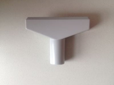 Klika - Pieza en T 60 mm gris para perfil-1