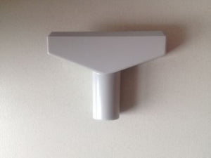 Klika -  T-stuk 60 mm grijs voor profiel-1
