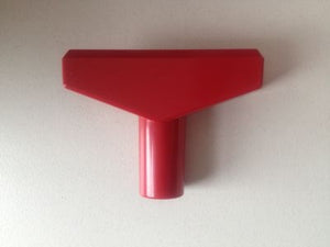 Klika -  T-stuk 60 mm rood voor profiel-1
