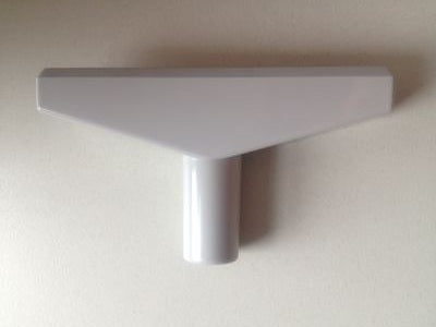 Klika - Pieza en T 90 mm gris para perfil-1