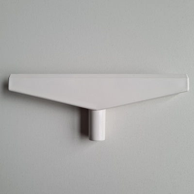 Klika - Pieza en T 160 mm blanca para perfil-2