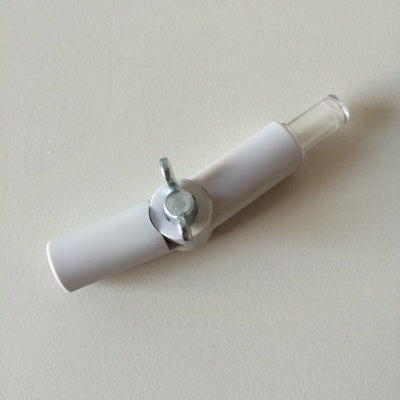 Klika - Bisagra giratoria para pieza en T metálica de tubo