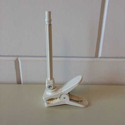 Klika - Pinza con varilla 15 cm, color blanco