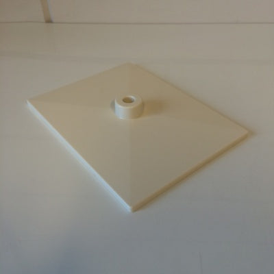 Klika - Placa base completamente de plástico blanco