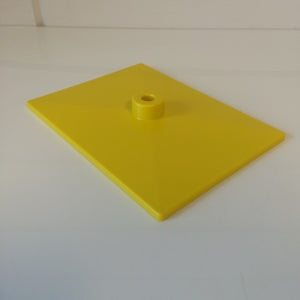 Klika -  Voetplaat volledig kunststof geel