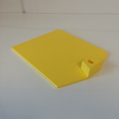 Klika - Foot plate plastic heavy yellow
