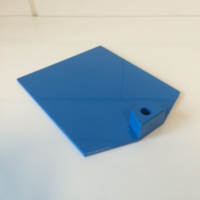 Klika -  Voetplaat kunststof zwaar blauw