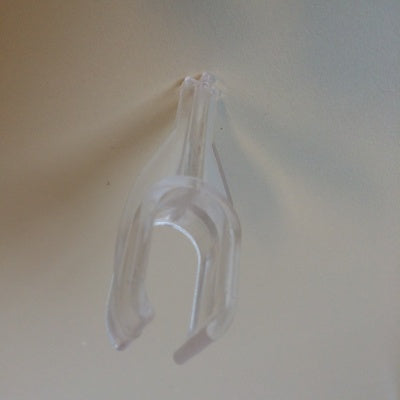 Klika - Rohrklemme transp für Ovalrohr 15x30mm