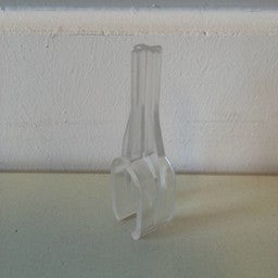 Klika - Rohrklemme transp für Ovalrohr 15x30mm