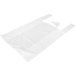 Klika - tas | LLDPE | Vérifié | 27X 6x48cm | Sac à chemise | Blanc | 1000 pièces