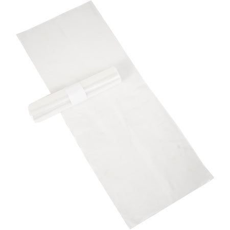Vepa Bins - Bolsa de basura pies 60 x 80 x 0,02 cm, transparente, HDPE, 20 x rollo de 20 piezas