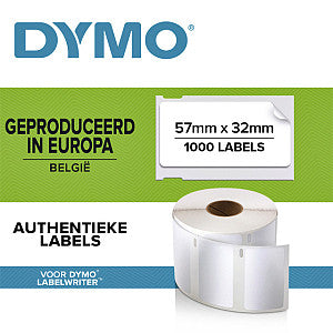 Dymo - Etiket dymo labelwriter multifunctioneel 32x57 wit | Rol a 1000 stuk