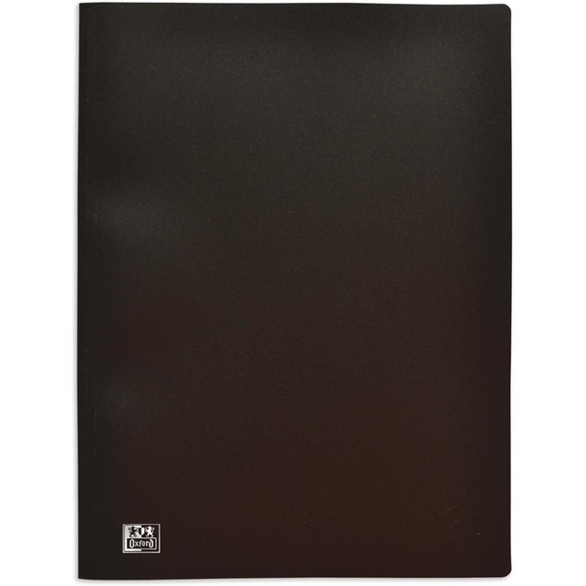 Oxford - presentation album, size A4, made of sturdy PP, 100 bags, black