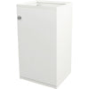 V-part - modular waste bin with door and bag holder 85 l, white