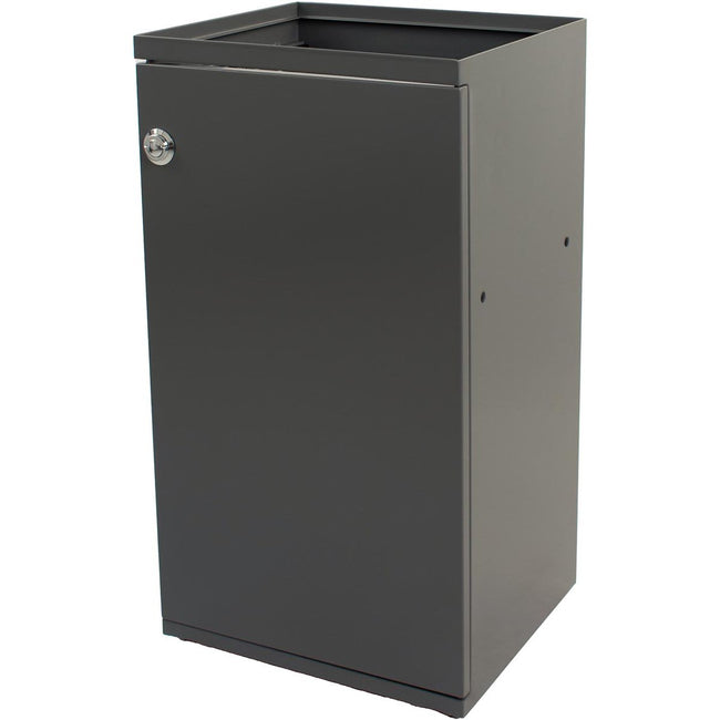 V-part - pattumiera modulare con porta e portasacco 85 l, grigio