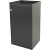 V-part - modular waste bin with door and bag holder 85 l, gray