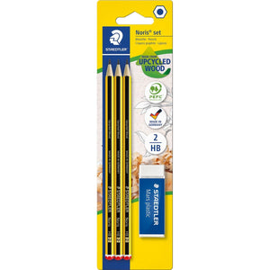 Staedtler - BL 3X CRAYON / 1X GOMME NORIS