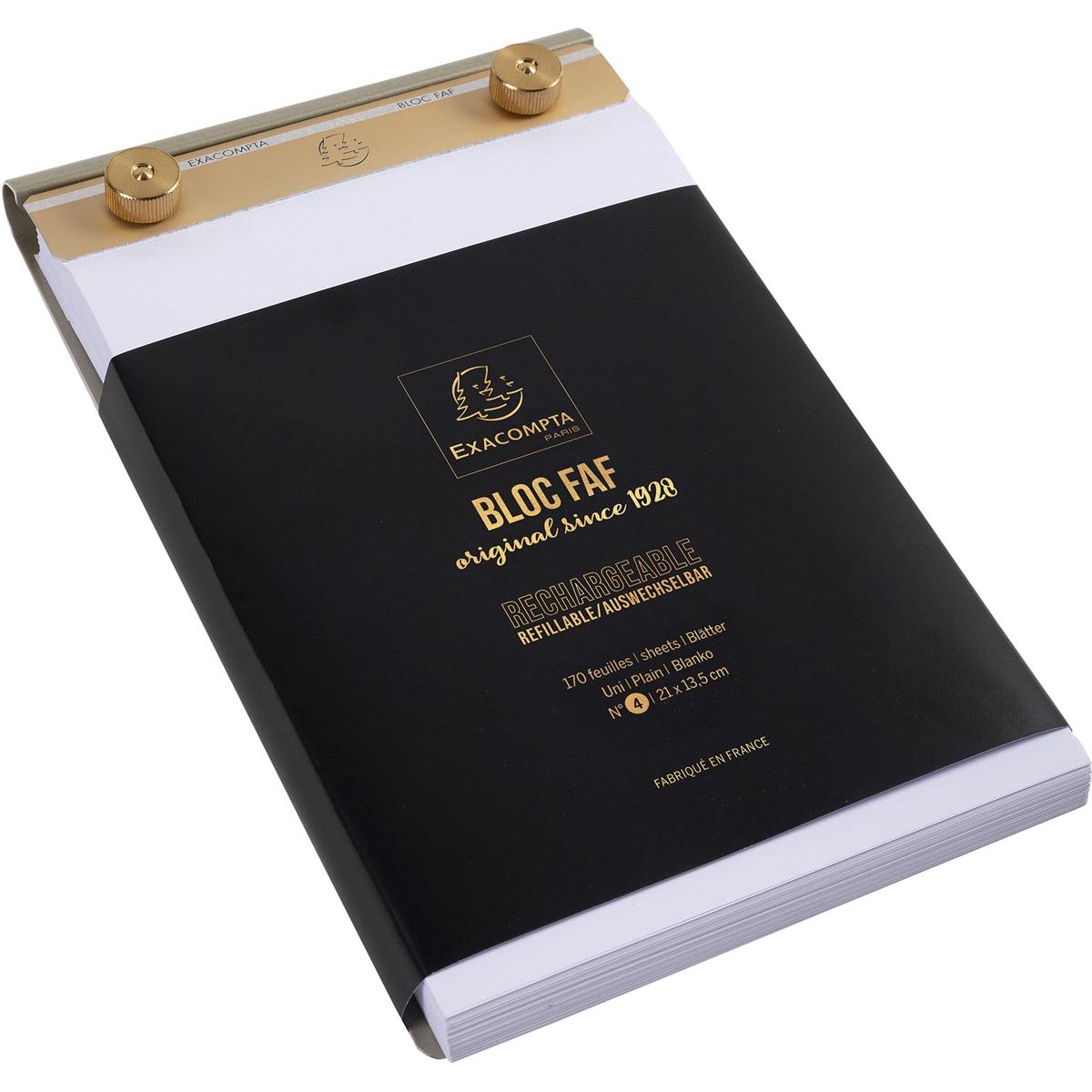 Exacompta -  schrijfblok FN°4, blanco, ft 21 x 13,5 cm