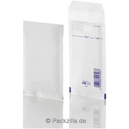 Airpro - Bong Airpro Air Kissen Umschläge, ft 100 x 165 mm, mit Streifenverschluss, Box von 200 Teilen, weiß