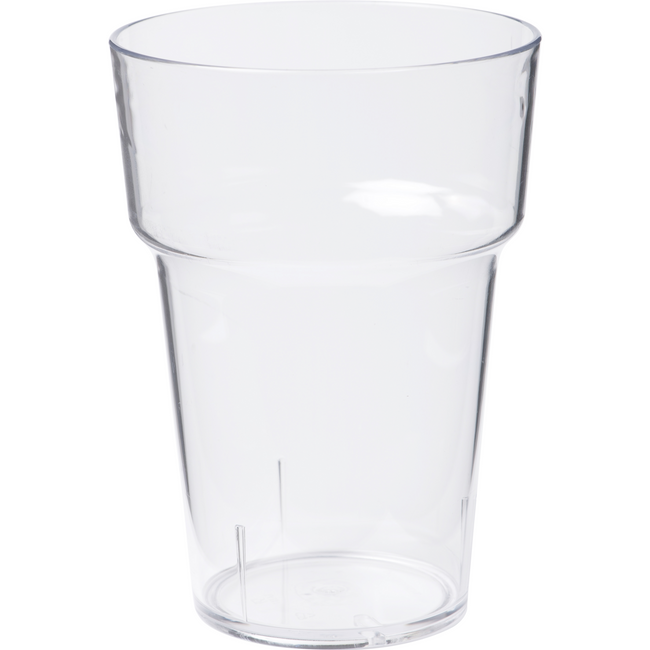 Depa - Vetro | bicchiere di birra | riutilizzabile | infrangibile | PETG | 280ml| 105 mm | 0,28l | trasparente | 360 pezzi