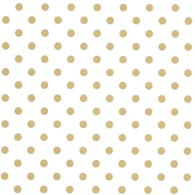 Klika - Cadeaupapier - Geschenkpapier - White with gold dots 30 cm