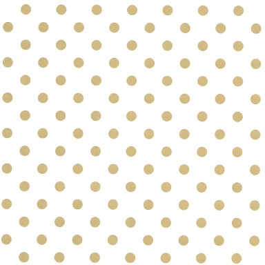 Klika -  Cadeaupapier Geschenkpapier White with gold dots 30 cm