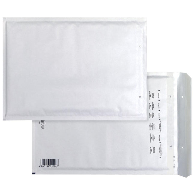 Airpro - Enveloppes à bulles pour bang, ft 230 x 340 mm, avec fermeture à bande, boîte de 100 pièces, blanc