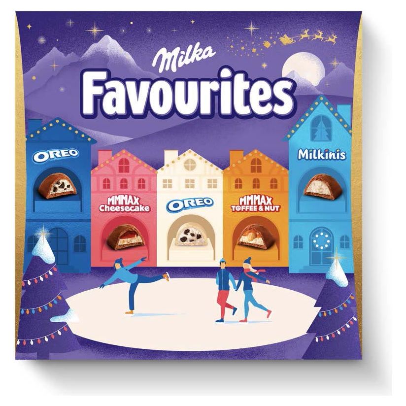 Milka - Chocolade adventskalender, Favourites, doos van 206 g