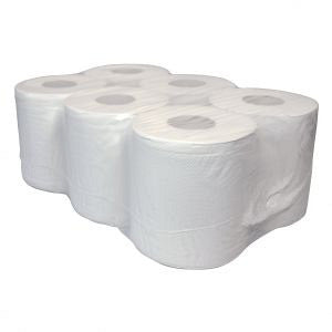 Poetspapier actie recycled tissue 21cm 2 laags 6 stuks