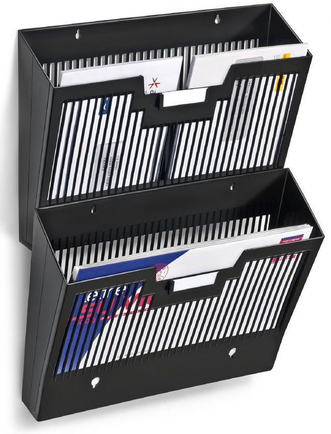 CEP -   First wandfolderhouder horizontaal, 1 vak, zwart