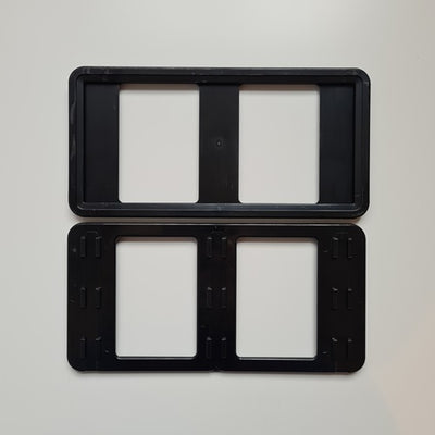 Klika - Cornice per cartellino dei prezzi 210x99mm nera 50 pezzi