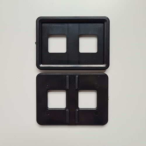 Klika - Preiskartenrahmen A8 74x52mm schwarz