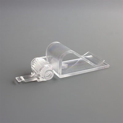 Klika - Abrazadera de caja Klick de 2 piezas transparente