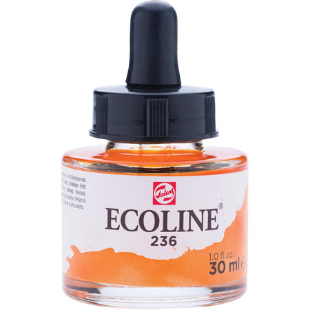 Talens -  Ecoline waterverf flacon van 30 ml, lichtoranje