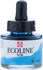 Talens - Aquarelle Ecoline flacon de 30 ml, bleu ciel (cyan)