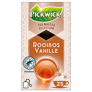 Pickwick - Tea Pickwick Master Sélection Rooibos Vanilla | Prendre 25 pièces