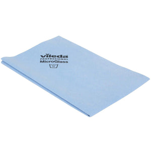 Vileda - Mikrofasertuch MicroGlass, blau, 3er Pack