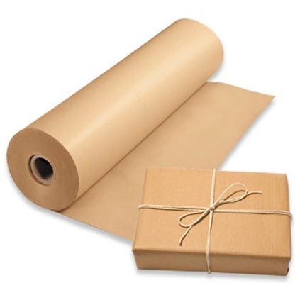 Sans marque - papier d'emballage sur rouleau, 70 g / m², FT 280 m x 60 cm, Kraft